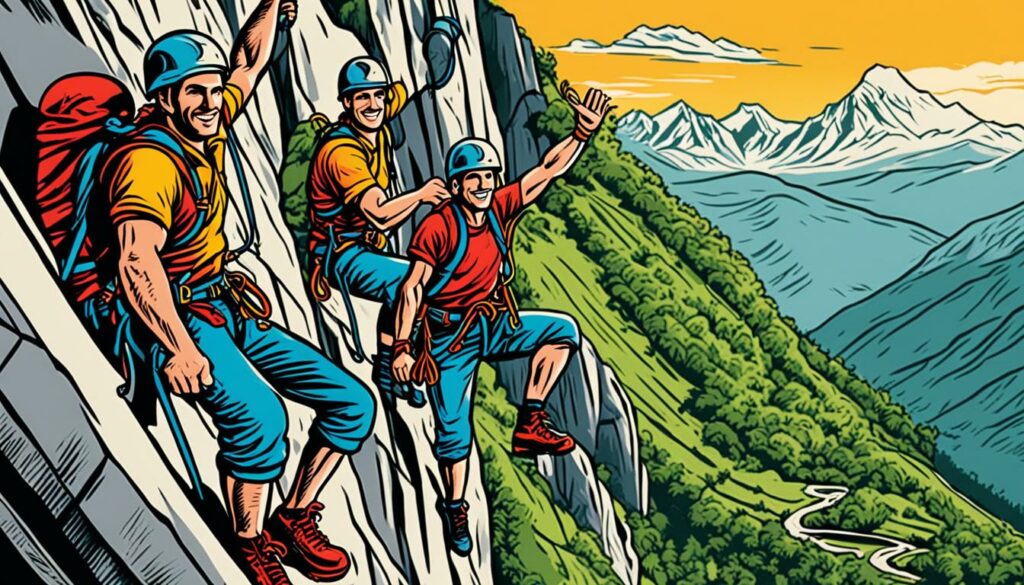 Alpinismus auf Hochland-Touren Alpinismus auf Hochland-Touren