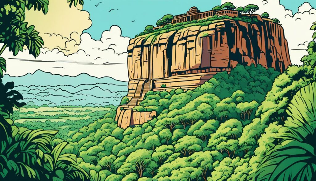 Sigiriya Löwenfelsen Sigiriya Löwenfelsen