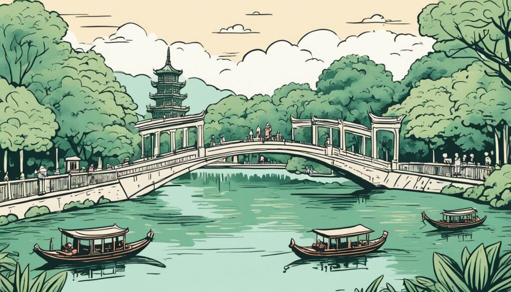 Hoan Kiem See in Hanoi Hoan Kiem See in Hanoi