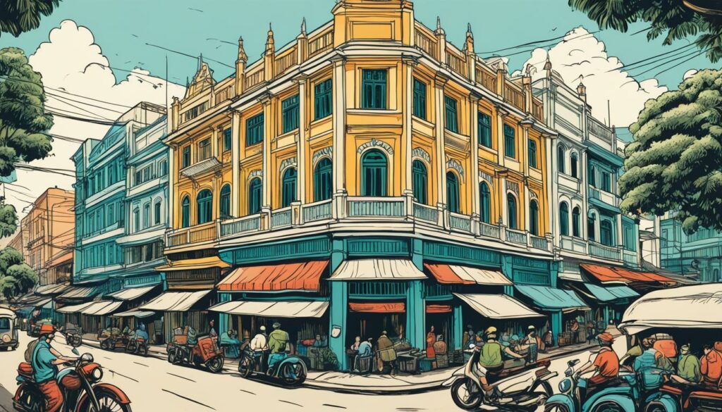 Kolonialarchitektur in Ho-Chi-Minh-Stadt Kolonialarchitektur in Ho-Chi-Minh-Stadt